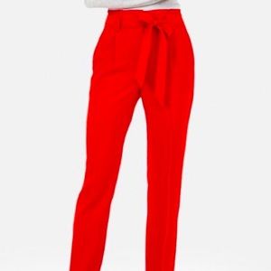 Paperbag high waisted pants